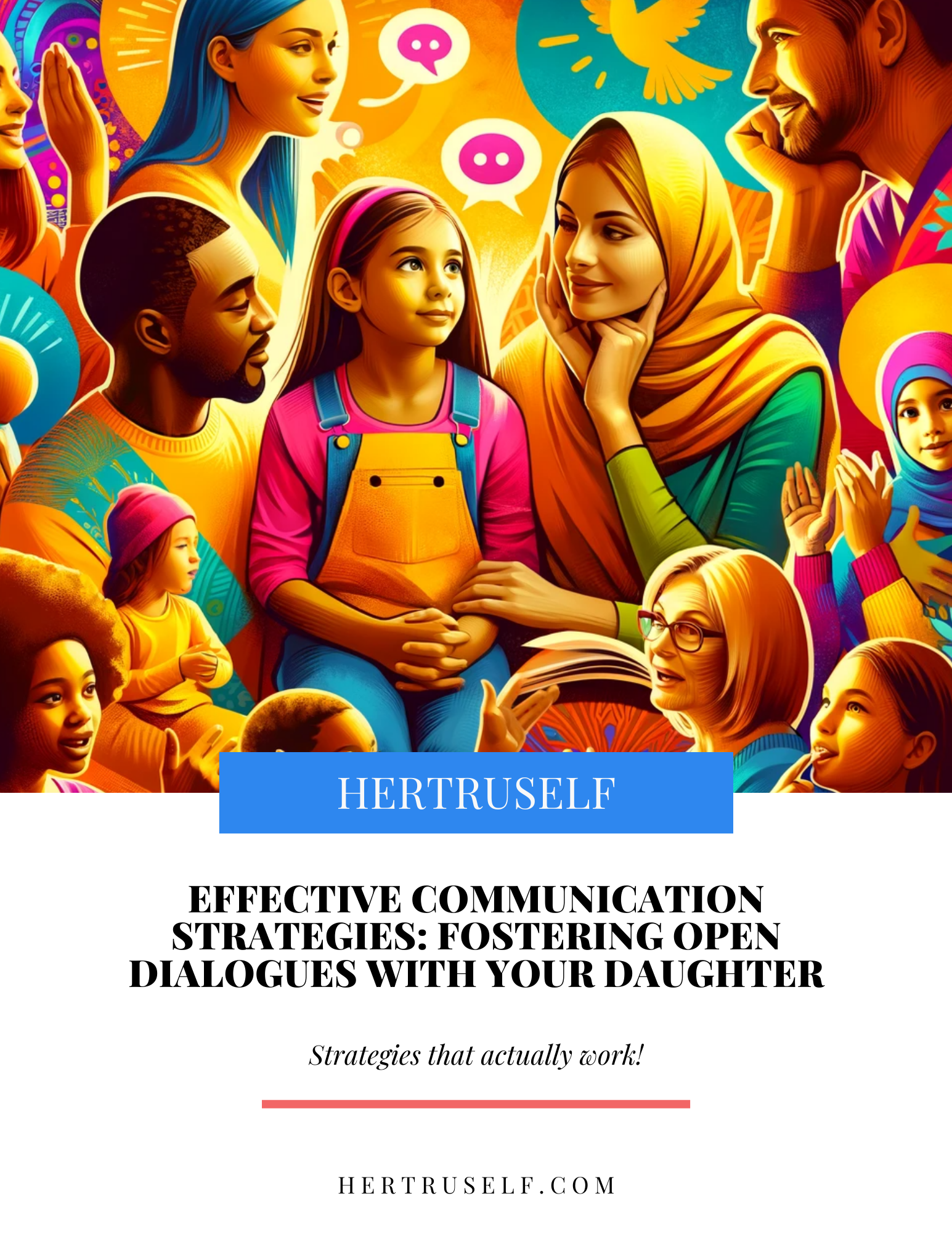 Discover the key to unlocking stronger parent-daughter bonds with "Effective Communication Strategies: Fostering Open Dialogues with Your Daughter." This essential e-book provides insightful guidance and practical tools for parents to enhance communication with their young girls. Explore topics ranging from active listening to navigating digital conversations, all designed to foster emotional intelligence and self-confidence in young girls.