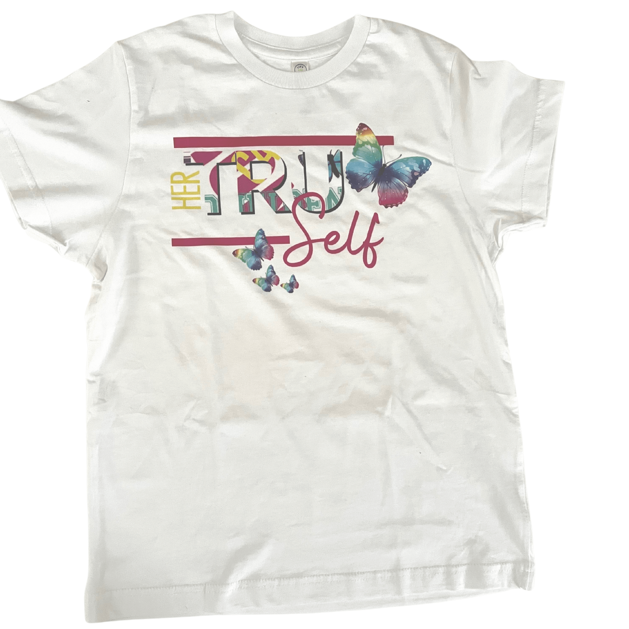 This is our designed T-shirt.  The t-shirt comes in sizes from Youth XS to Youth XL.