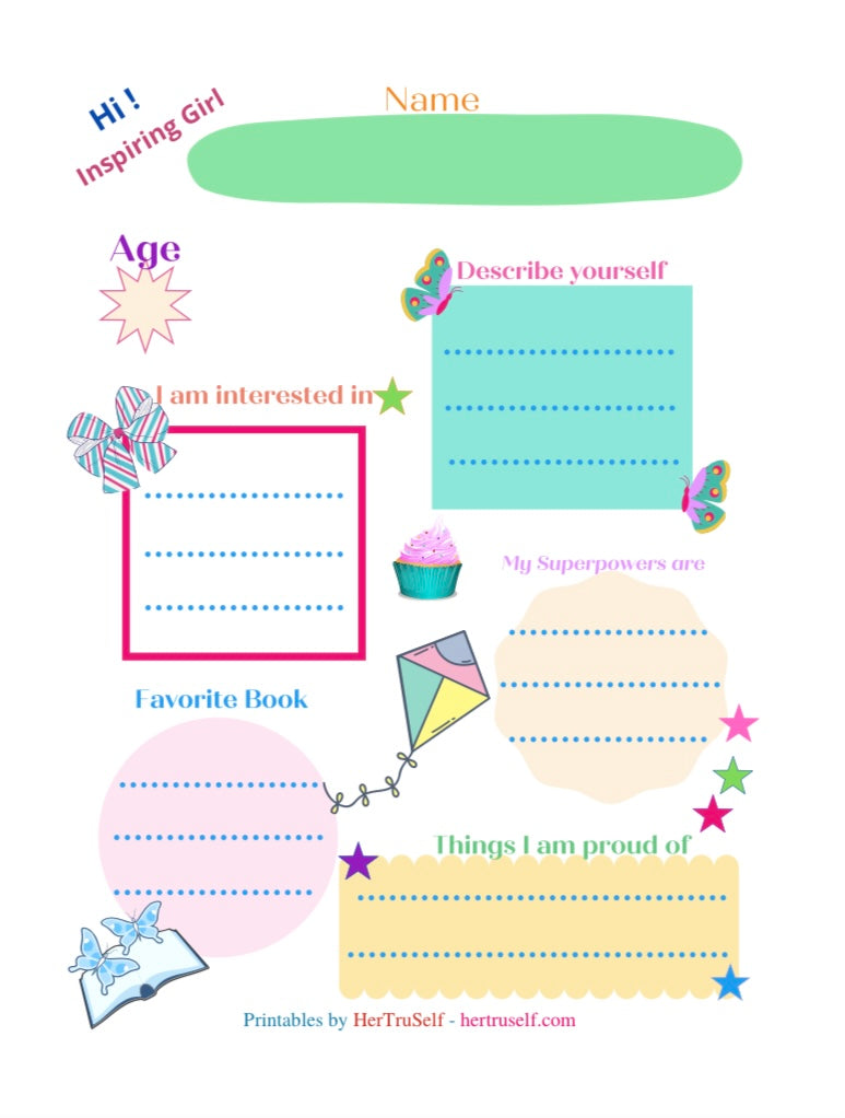 Self Esteem WorkBook PDF HerTruSelf